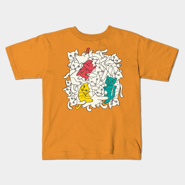 Three in a Crowd Kids T-Shirt by John & Wendy